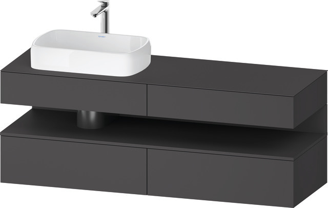 Duravit Waschtischunterschrank wandhängend „Qatego“ 160 × 60 × 55 cm