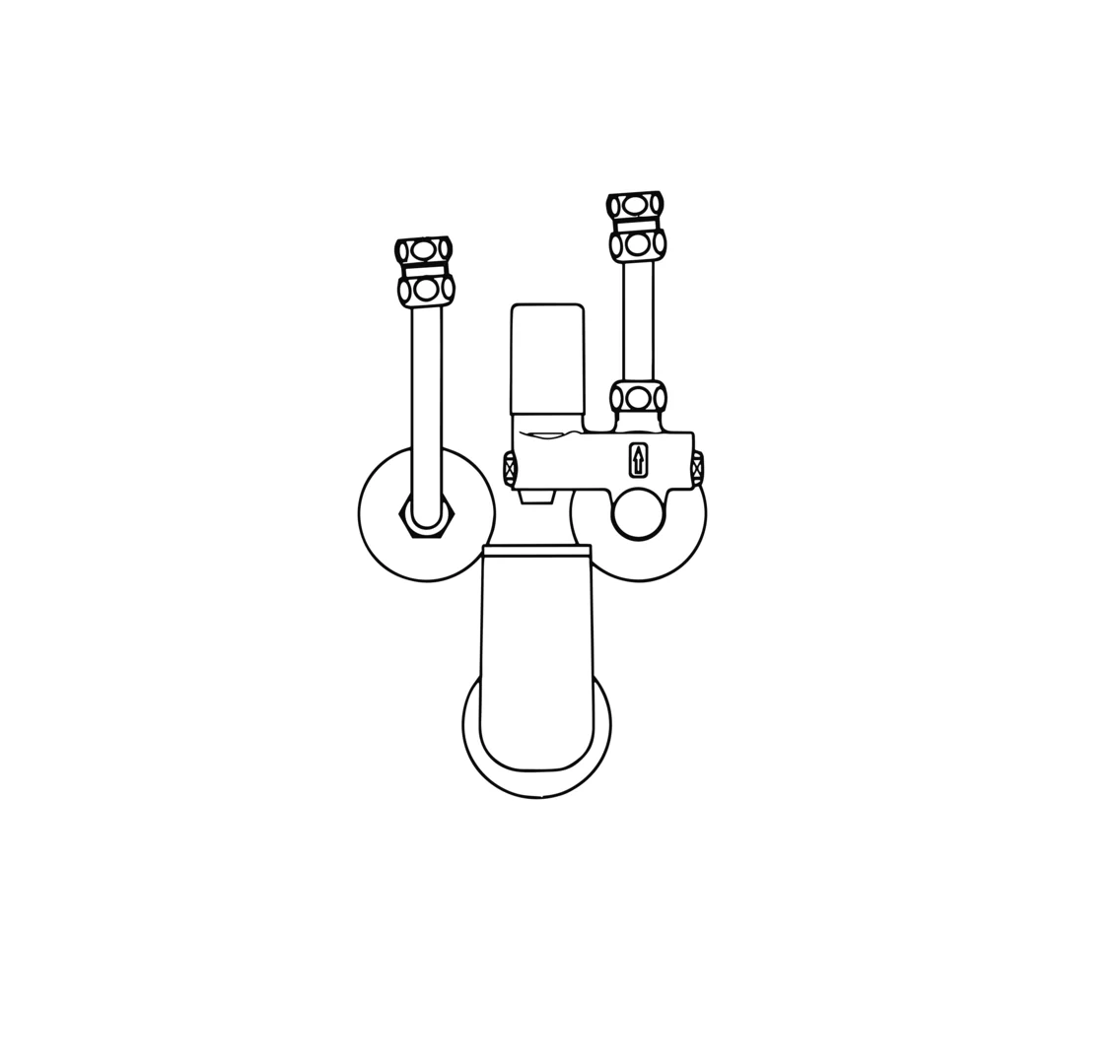 Hansa Regelventil für 1 oder 2 Rohrsysteme Hansa 6320, Wandmontage Hansa Regelventil für 1 oder 2 Rohrsysteme Hansa 6320, Wandmontage