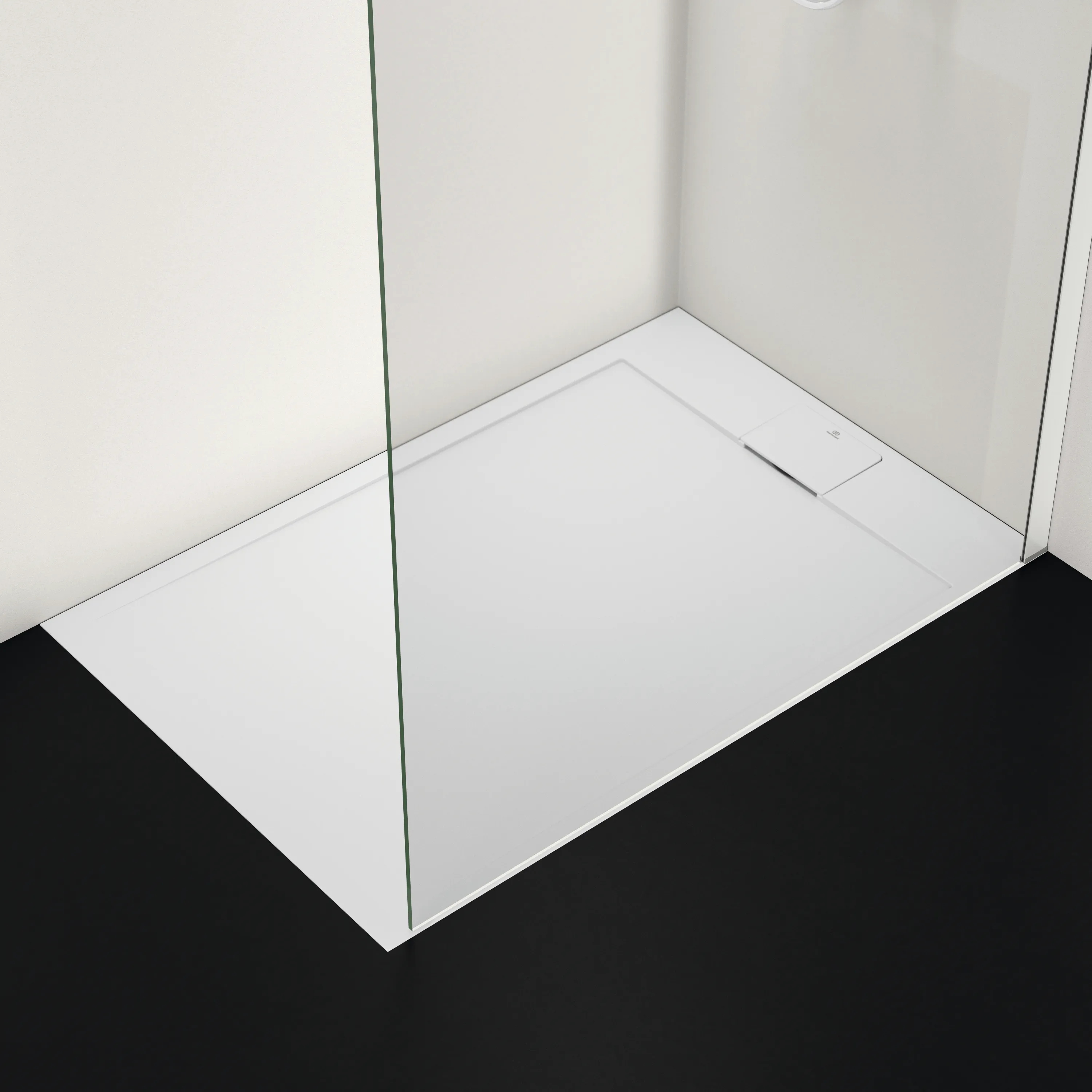 Ideal Standard Duschwanne „UltraFlatSi.life“ 80 × 120 cm in Carraraweiß