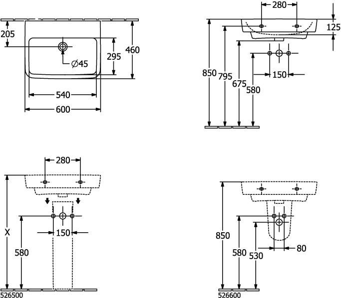 Villeroy & Boch O.novo Ablaufhaube Pergamon CeramicPlus 225x320x290mm Villeroy & Boch O.novo Ablaufhaube Pergamon CeramicPlus 225x320x290mm