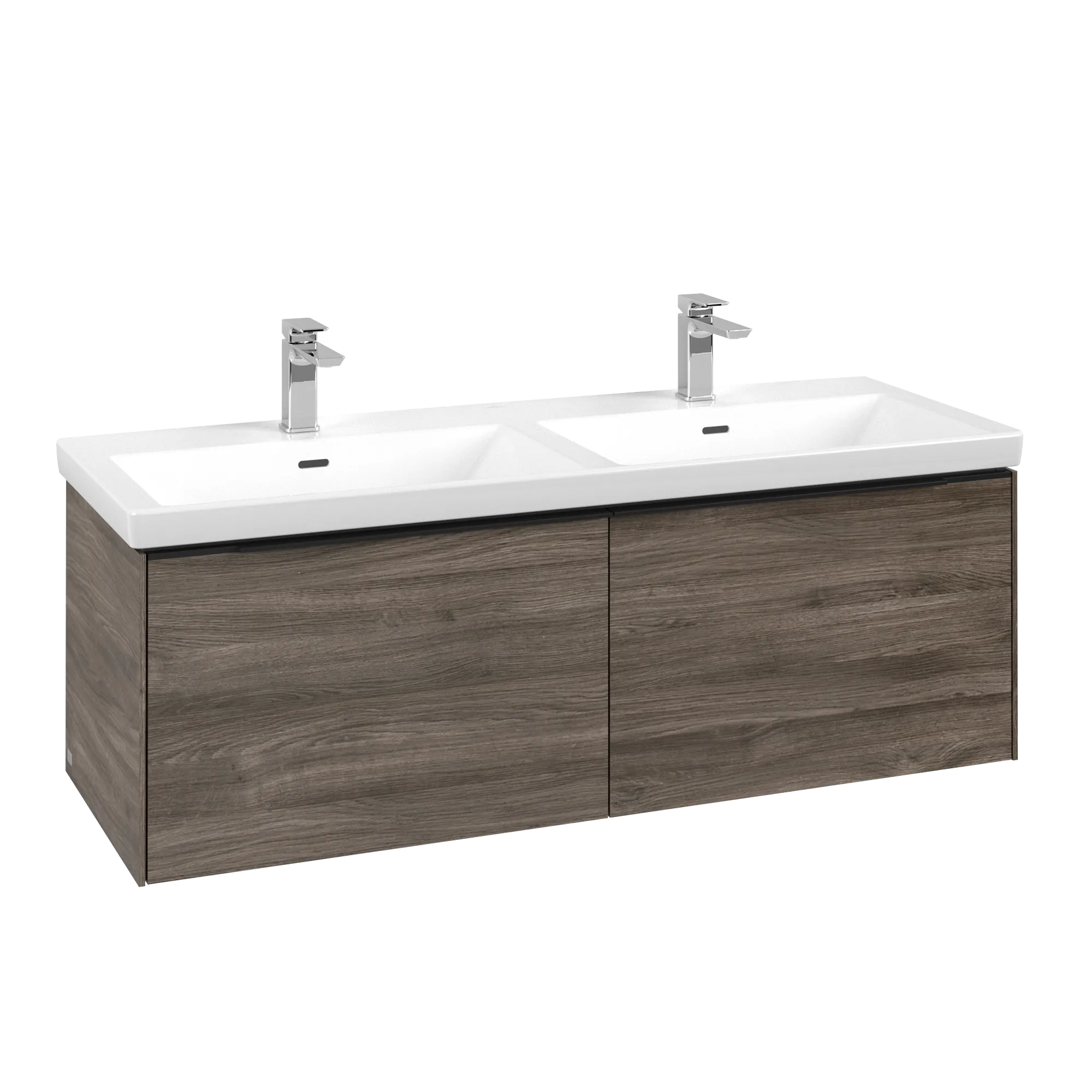 Villeroy & Boch Subway 3.0 Waschbeckenunterschrank, Stone Oak, 1272 x 429 x 478 mm