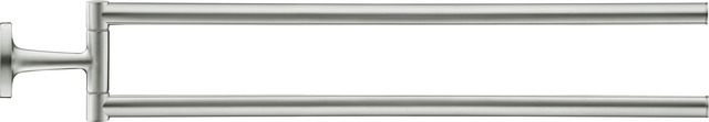 Starck T Handtuchhalter, 88x486x57 mm, Schwenkbars