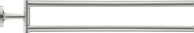 Duravit Starck T Handtuchhalter, Edelstahl Gebürstet, 88x486x57mm, 2 Arme Duravit Starck T Handtuchhalter, Edelstahl Gebürstet, 88x486x57mm, 2 Arme