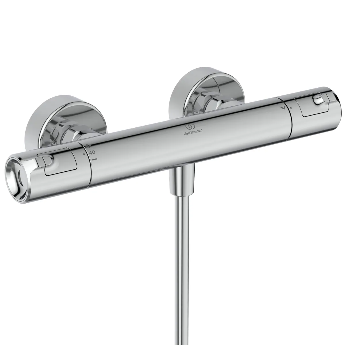 Brausethermostat Aufputz Ceratherm T50, Ausladung 78mm, mit Brausegarnitur, Brausestange 900mm, Chrom Brausethermostat Aufputz Ceratherm T50, Ausladung 78mm, mit Brausegarnitur, Brausestange 900mm, Chrom