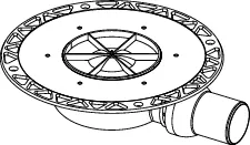 drainpoint S Ablauf DN 50 superflach mit Seal System Universalflansch, ohne Zulauf drainpoint S Ablauf DN 50 superflach mit Seal System Universalflansch, ohne Zulauf