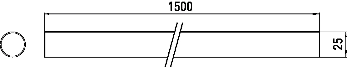 emco Duschvorhangstange „system 2“ 1500 mm in chrom (1,5 Meter) emco Duschvorhangstange „system 2“ 1500 mm in chrom (1,5 Meter)