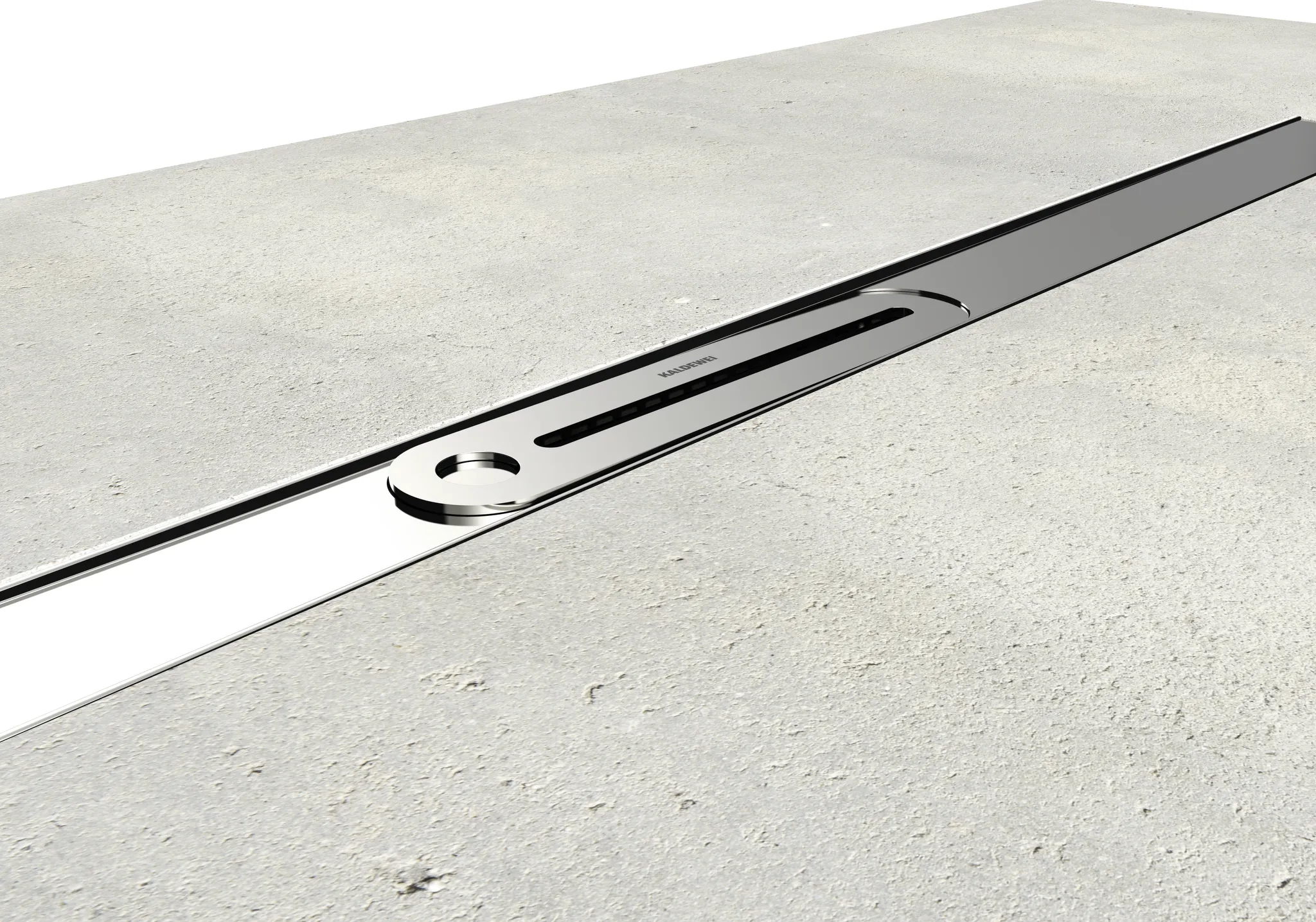 Kaldewei Duschprofil „FlowLine Zero“ Modell 2400 90 cm in edelstahl gebürstet