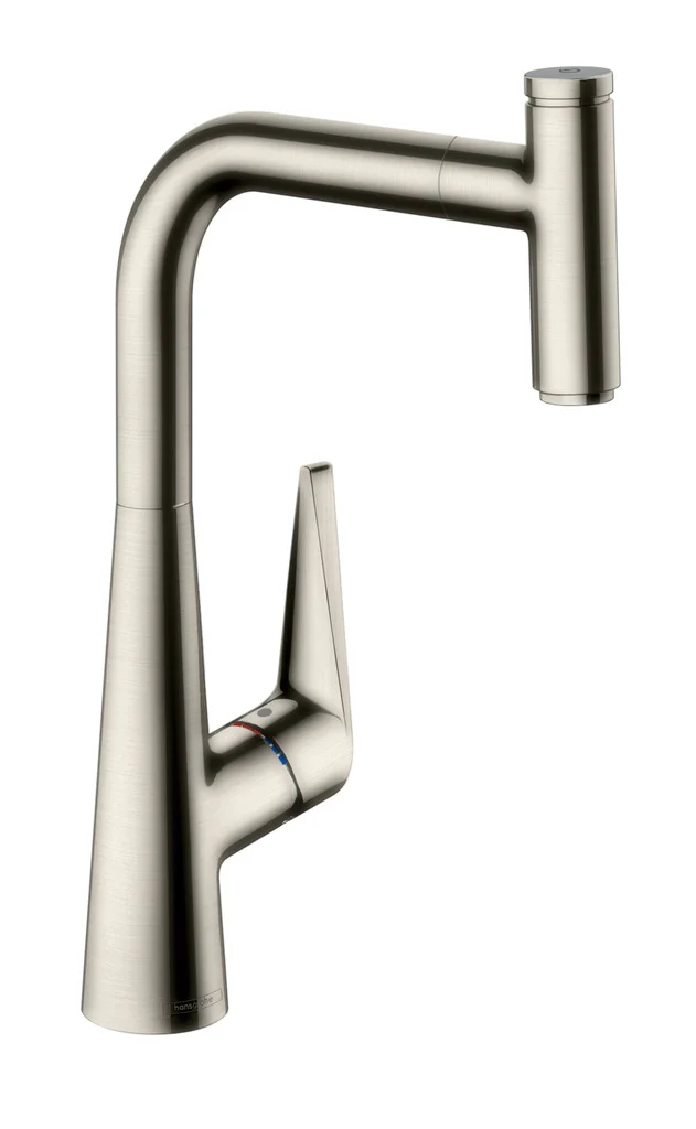 Hansgrohe Talis Select M51 Einhebel-Küchenmischer 300 mit Ausziehauslauf, 1 Jet, Chrom, Schwenkbereich 110° oder 150°, max. Durchfluss 8 l/min, Keramikmischsystem