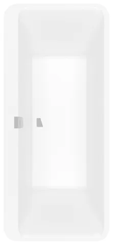 Villeroy & Boch Badewanne „Squaro Edge 12 Excellence“ freistehend rechteck 180 × 80 cm in Stone White / Colour On Demand