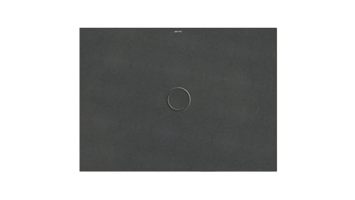 Bette rechteck Duschwanne „BetteFloor“ 1100 × 800 mm ohne Oberflächenbeschichtung, ohne Oberflächenveredelung, ohne Wannenträger, in Midnight