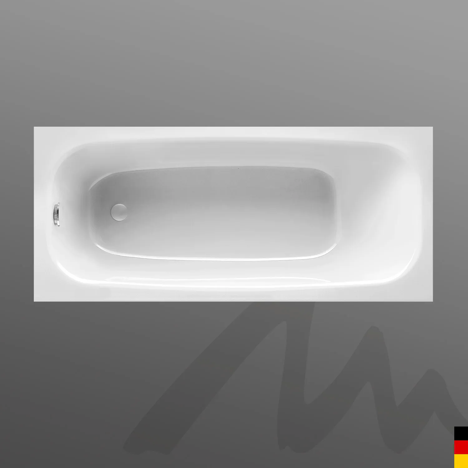 Mauersberger Acryl-Badewanne elisal 160⁄75