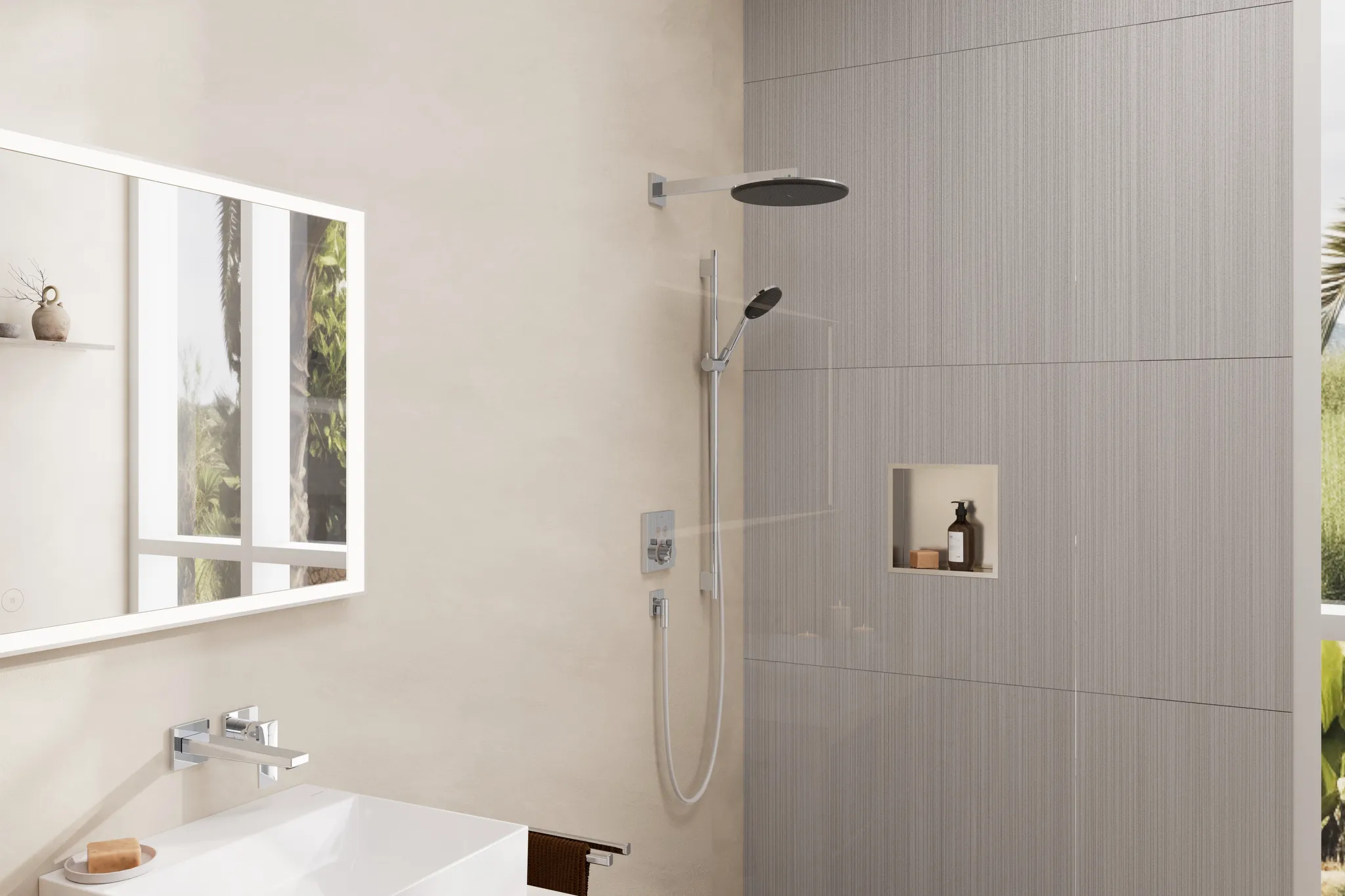 Hansgrohe Designflex Textilbrauseschlauch 200 cm Chrom