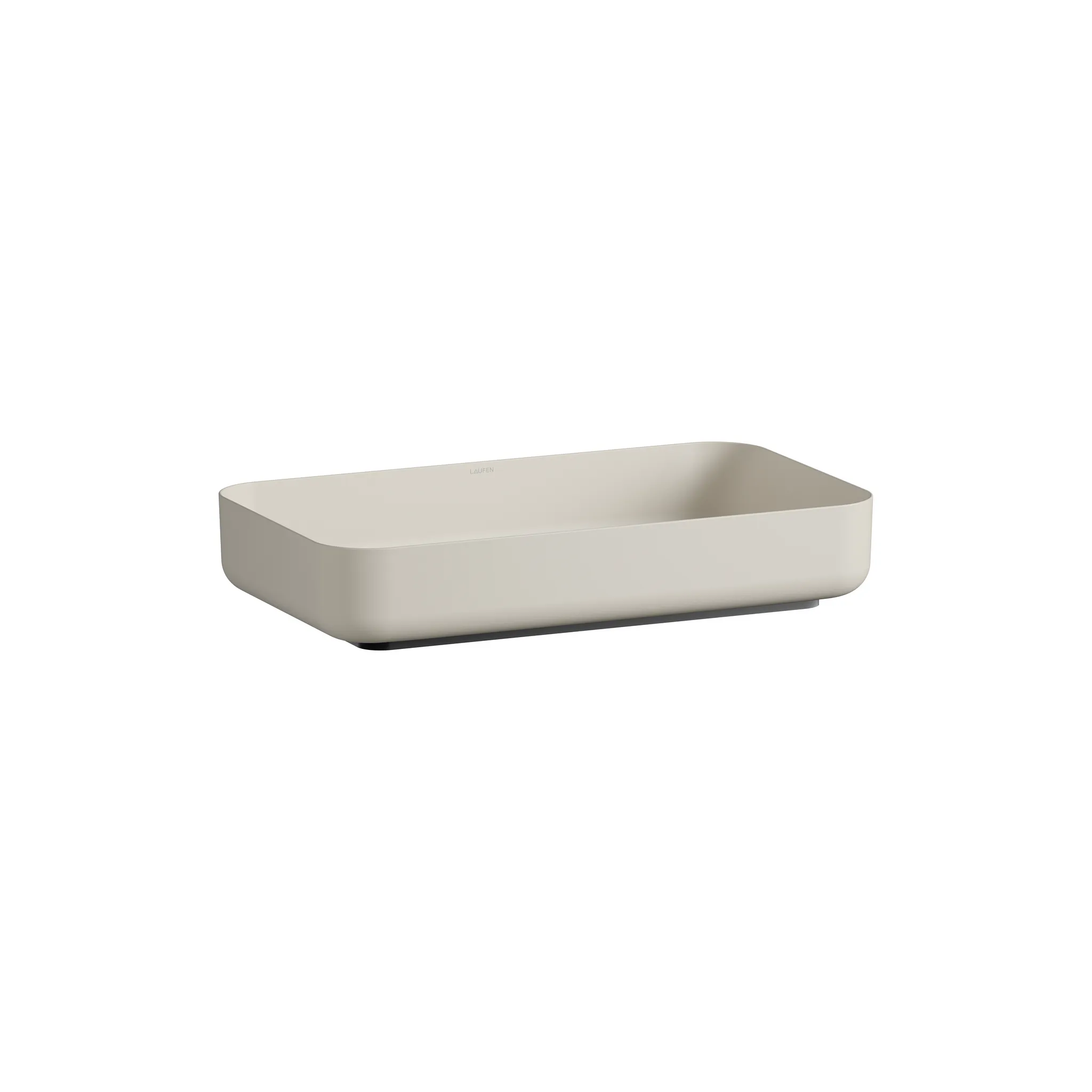 Laufen Waschtisch-Schale STREAM rechteckig 599 x 349 x 118 mm in Silk matt