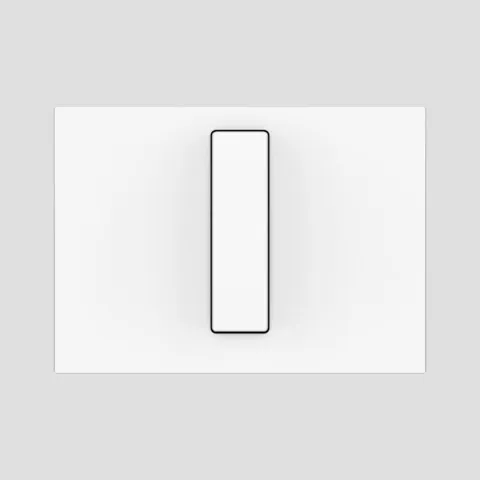 Betätigungsplatte Ineo Bright Edelstahl weiß Betätigungsplatte Ineo Bright Edelstahl weiß