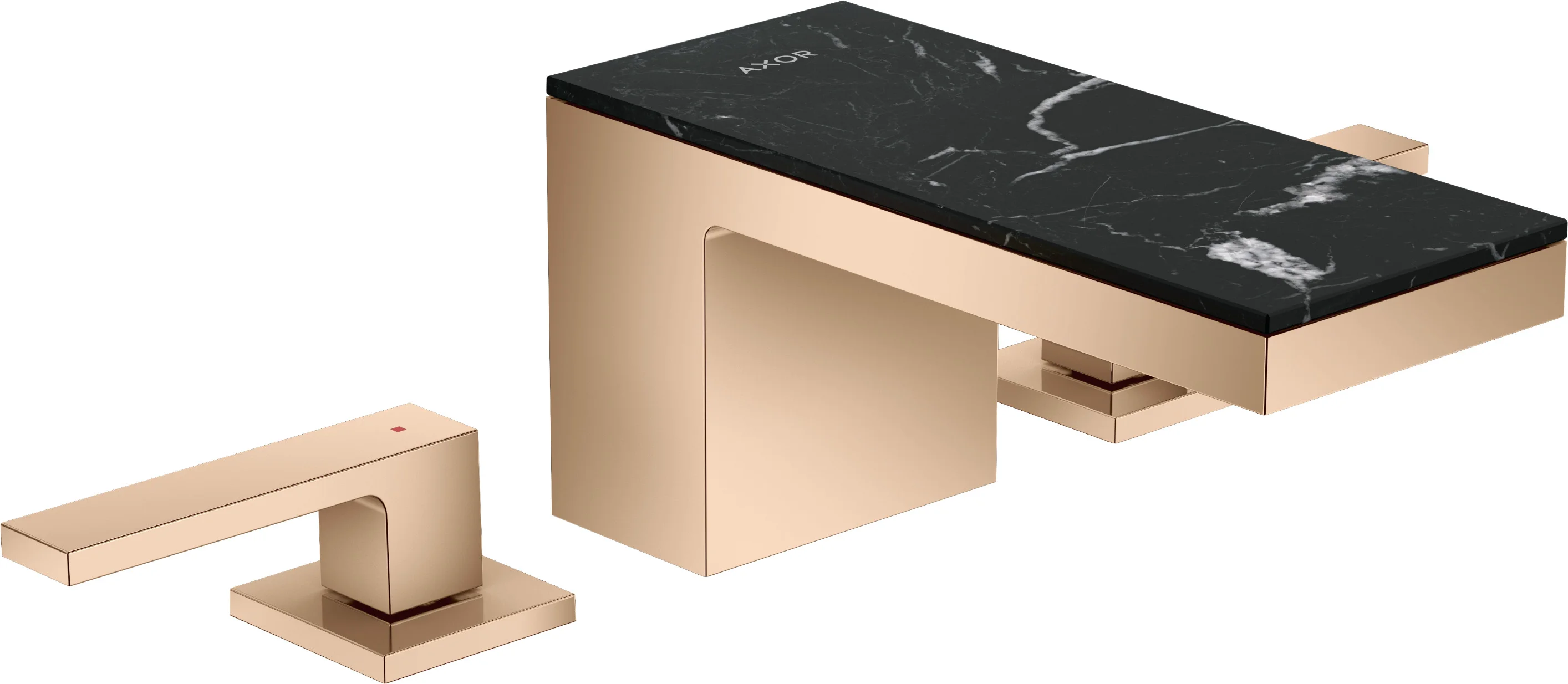 Hansgrohe AXOR MyEdition Platte 200 mm Marmor Nero Marquina abnehmbar
