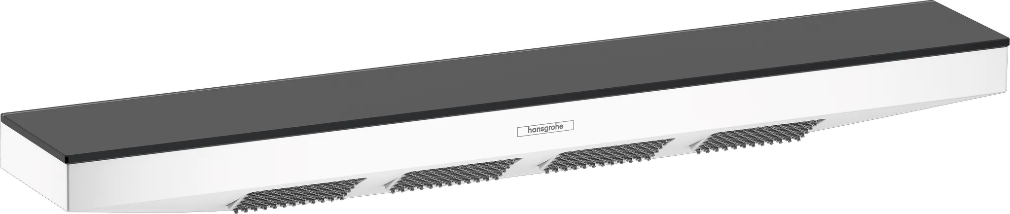 Hansgrohe Rainfinity Schulterbrause 500 1jet mit Duschablage, Mattweiß