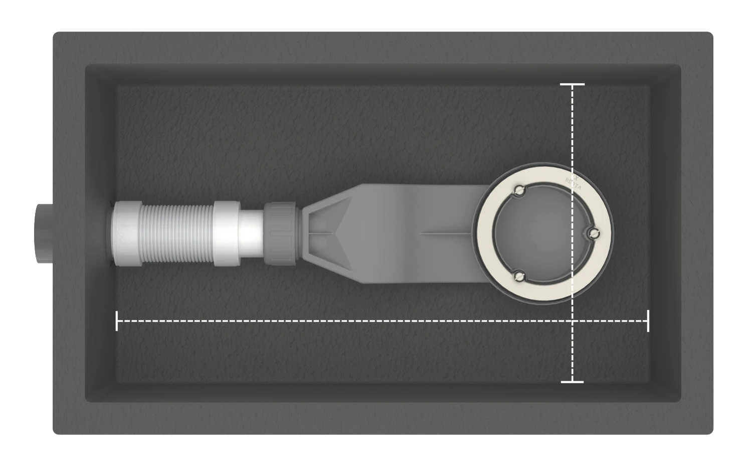 Bette Installationsbox „Easy Connect“ Modell B57 Bette Installationsbox „Easy Connect“ Modell B57