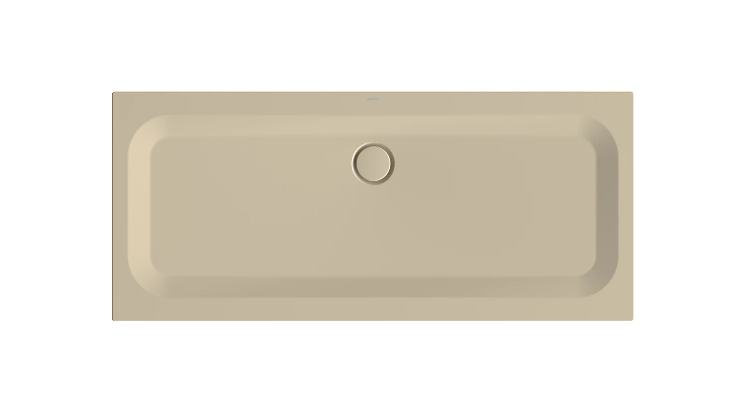 Bette rechteck Duschwanne „BetteUltra“ 1700 × 750 mm ohne Oberflächenbeschichtung, mit BetteGlasur Plus, ohne Wannenträger, in Sand