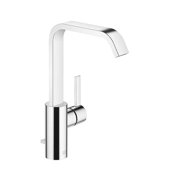 Waschtisch-Einhandbatterie mit hohem Auslauf mit Ablaufgarnitur IMO Chrom 33528671 Waschtisch-Einhandbatterie mit hohem Auslauf mit Ablaufgarnitur IMO Chrom 33528671