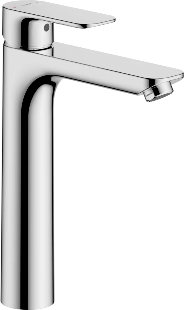 HansaBASIC Waschtischarmatur hoch EHM 5547, Ausladung 150 mm, DN15, Chrom