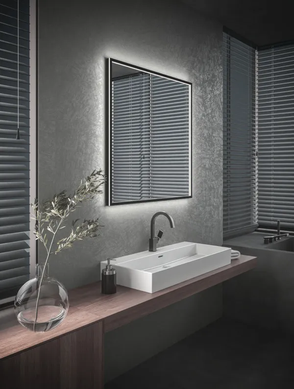 Ideal Standard Spiegel „Conca“ 100 × 100 cm