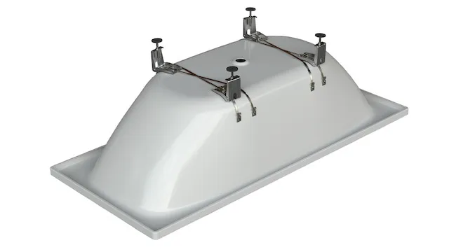 Bette Badewannenfüße B23, Metall, 4x gekreuzte Montage, für Wannenfuß oval Bette Badewannenfüße B23, Metall, 4x gekreuzte Montage, für Wannenfuß oval