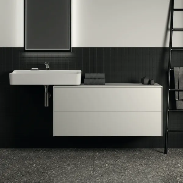 Ideal Standard Waschtischunterschrank Conca, 2 Auszüge, Weiß Ideal Standard Waschtischunterschrank Conca, 2 Auszüge, Weiß