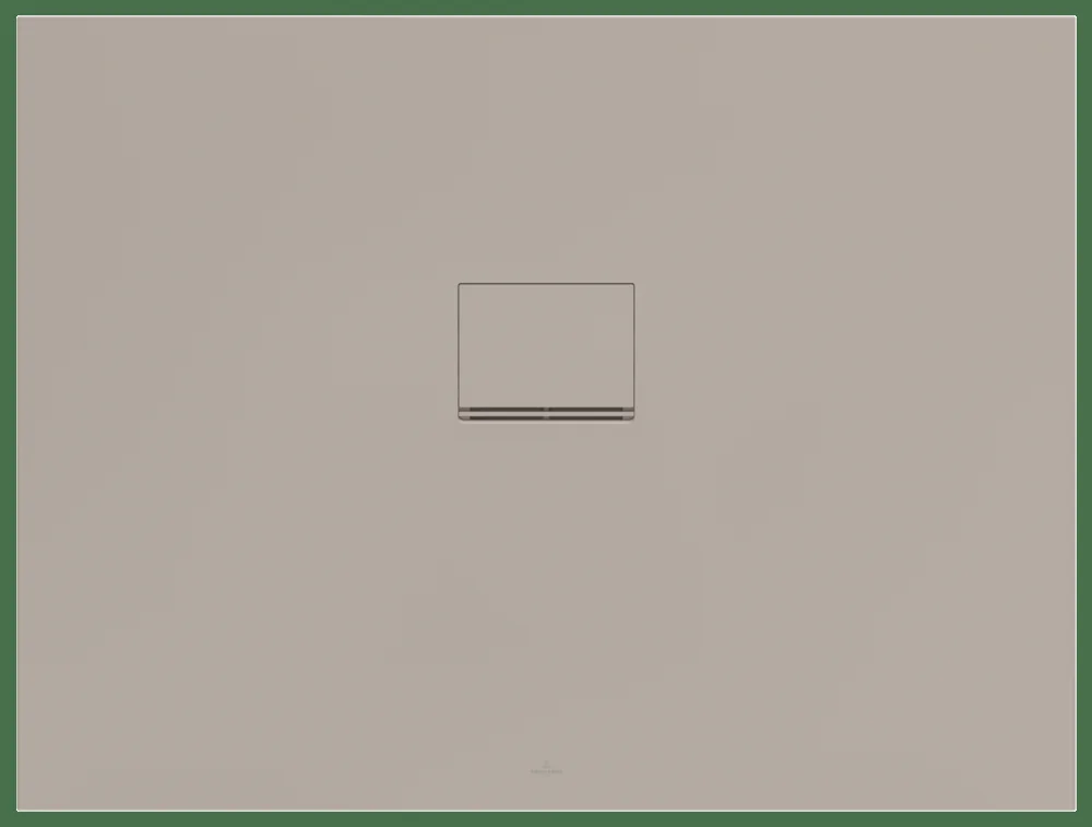 Villeroy & Boch Squaro Infinity Duschwanne, 1200 x 900 x 40 mm, Quaryl, Almond
