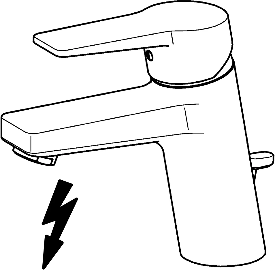 HansaTWIST Waschtischarmatur Einhebelmischer HansaTWIST 0913 Kupferrohr Zugstangenablaufgarnitur Ausladung 121 mm DN15 Chrom