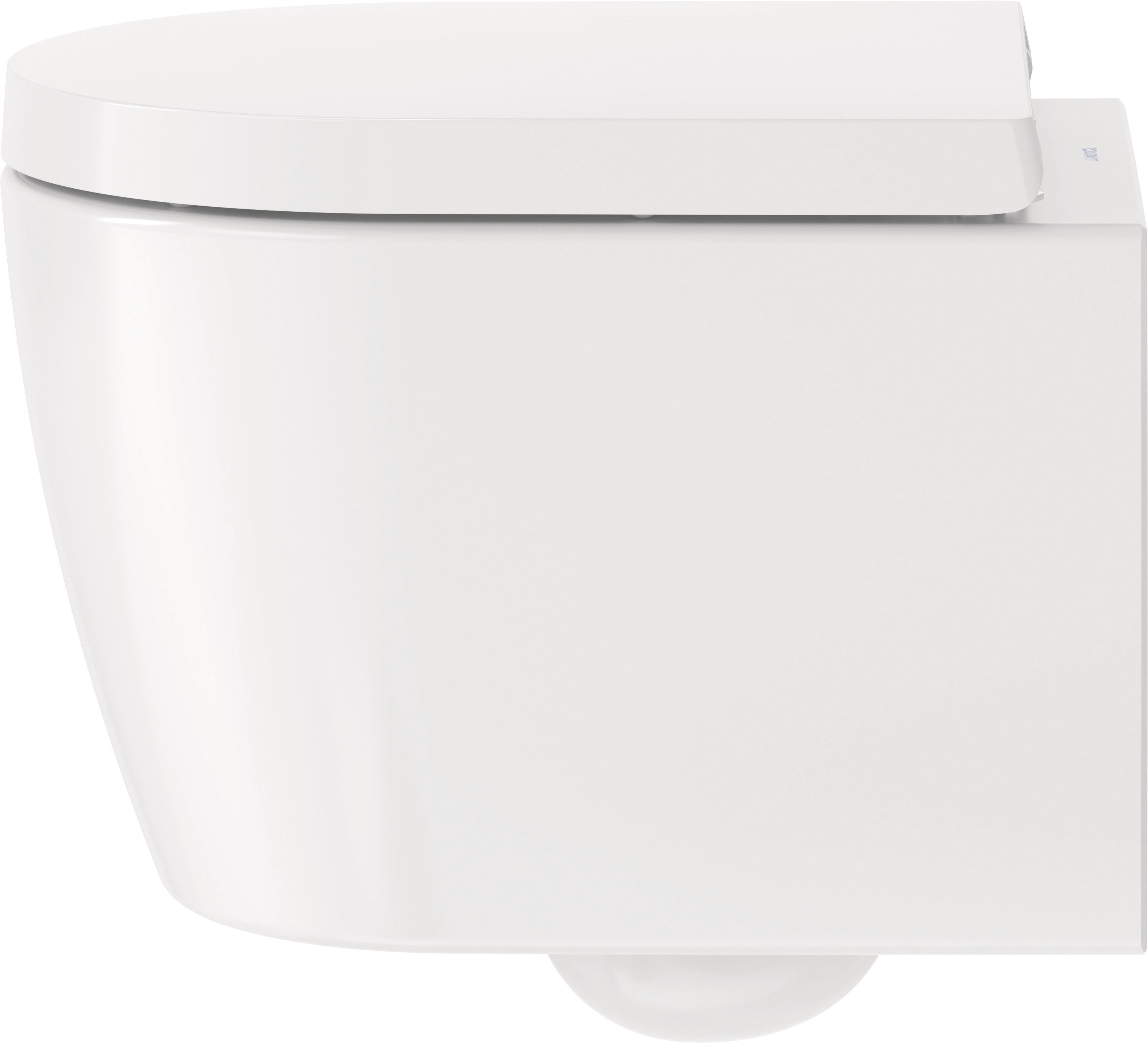 Wand-WC ME by Starck Compact 480 mm Tiefspüler, rimless, Durafix, weiß