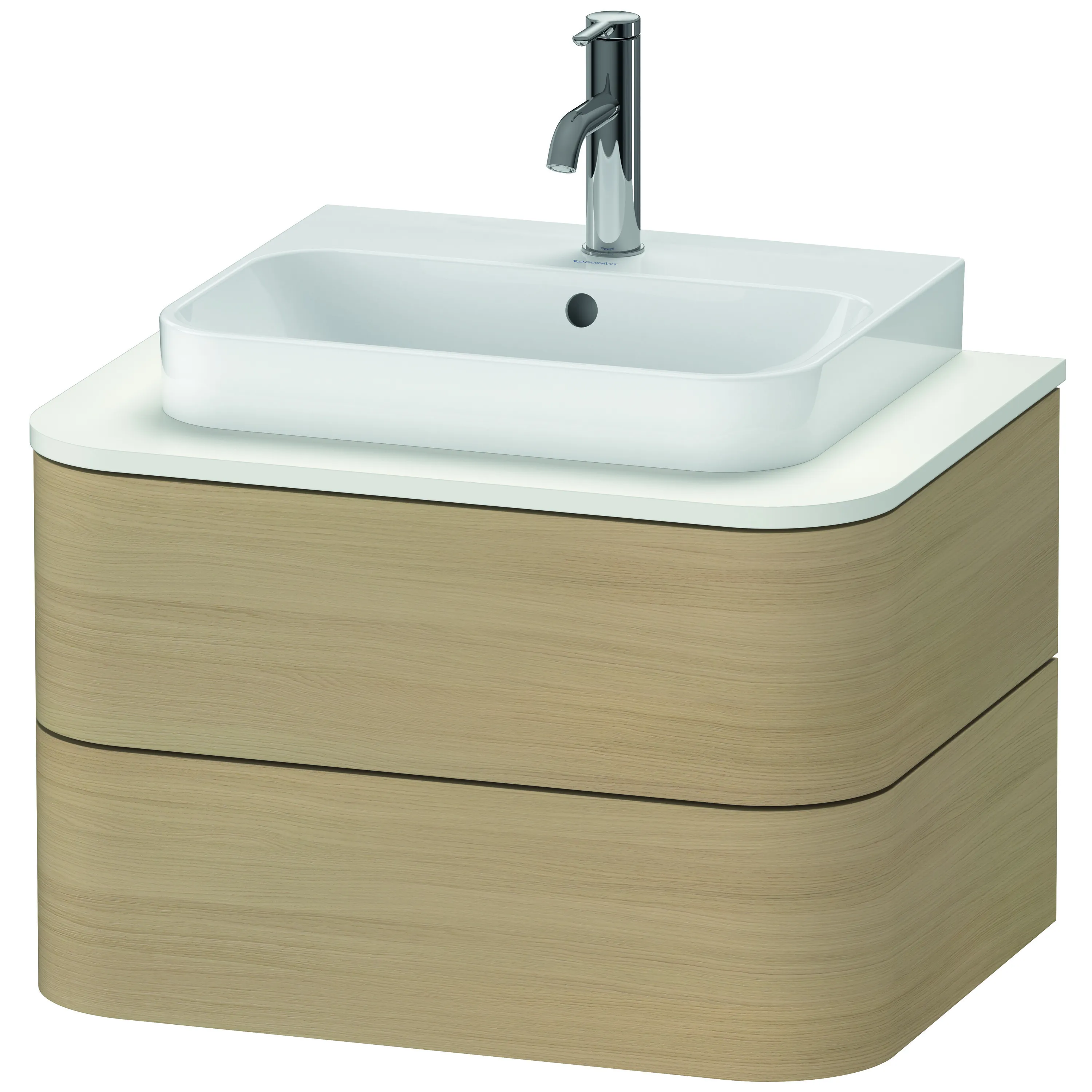 Duravit Waschtischunterschrank wandhängend „Happy D.2 Plus“ 65 × 40,8 × 48 cm Mediterrane Eiche Duravit Waschtischunterschrank wandhängend „Happy D.2 Plus“ 65 × 40,8 × 48 cm Mediterrane Eiche