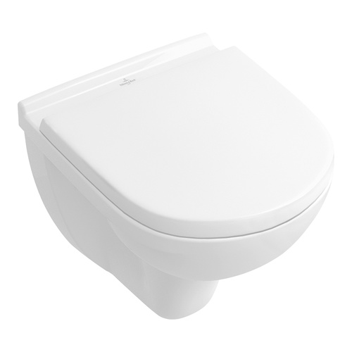 Wand- Tiefspül-WC Compact „O.novo“ 36 × 34 cm, mit Spülrand