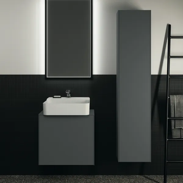 Ideal Standard Hochschrank Conca, 1 Tür, Anthrazit Ideal Standard Hochschrank Conca, 1 Tür, Anthrazit