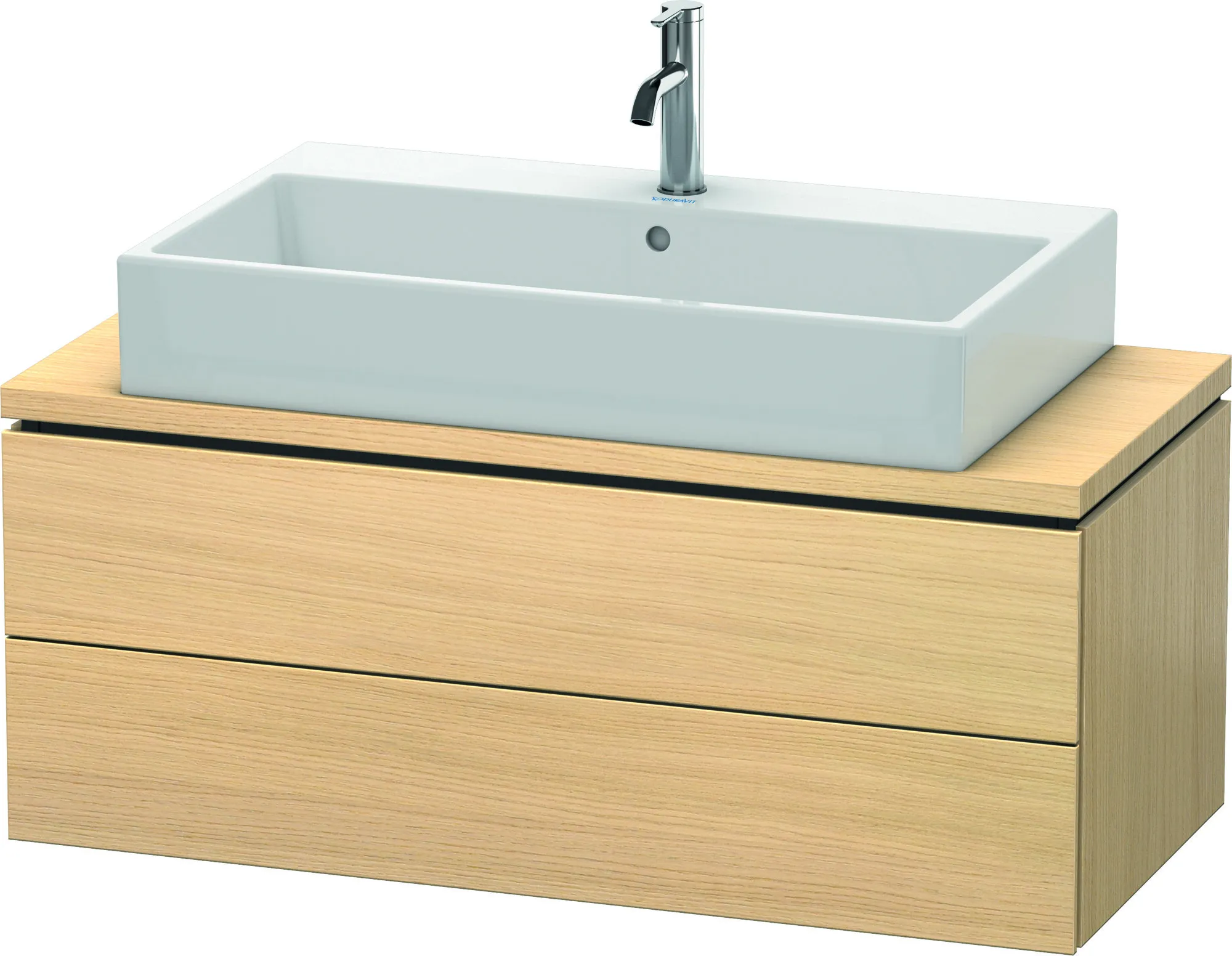 Duravit Waschtischunterschrank wandhängend „L-Cube“ 102 × 40 × 47,7 cm Mediterrane Eiche Duravit Waschtischunterschrank wandhängend „L-Cube“ 102 × 40 × 47,7 cm Mediterrane Eiche