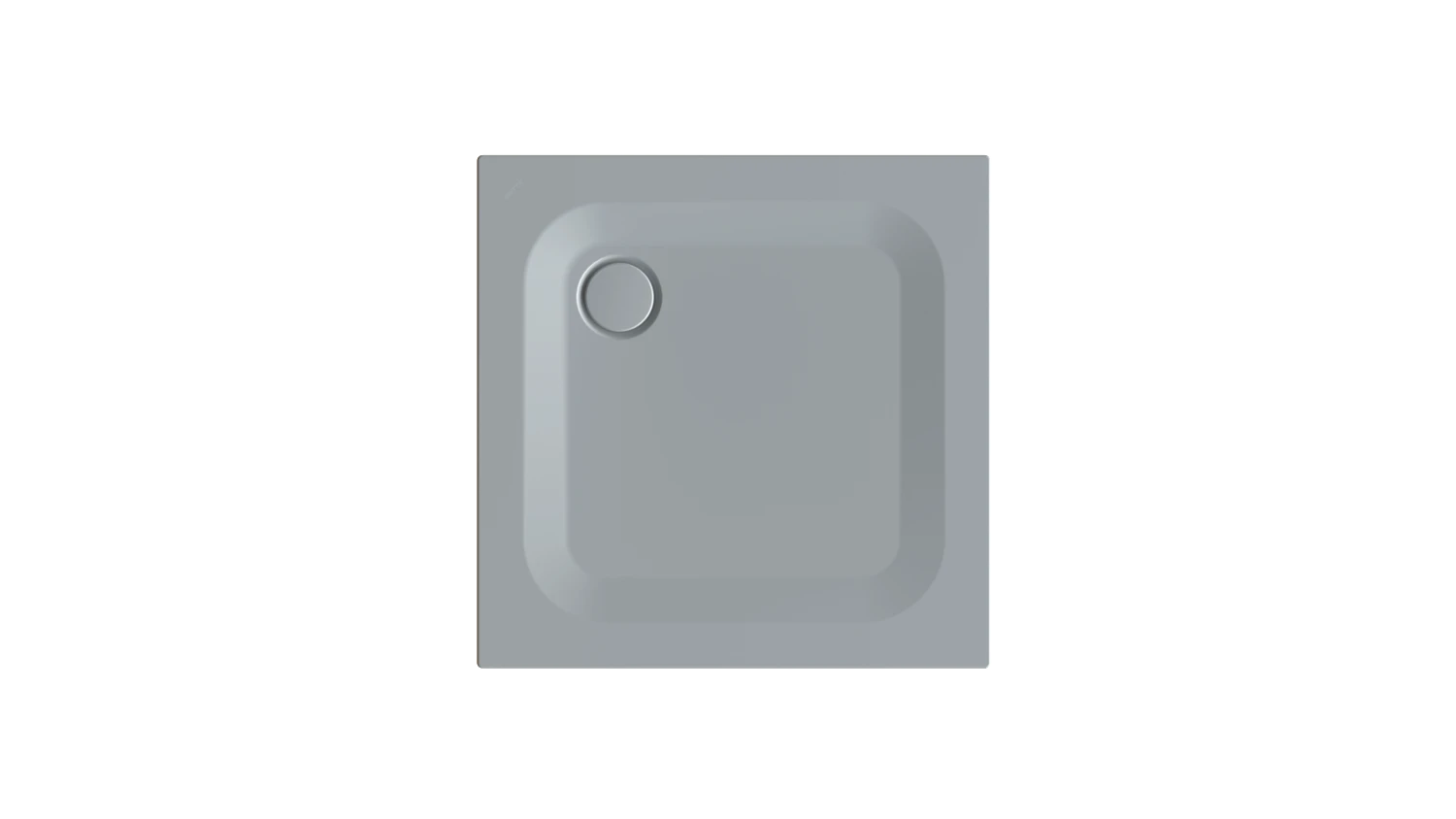 Bette quadrat Duschwanne „BetteUltra“ 850 × 850 mm ohne Oberflächenbeschichtung, ohne Oberflächenveredelung, ohne Wannenträger, in Quartz