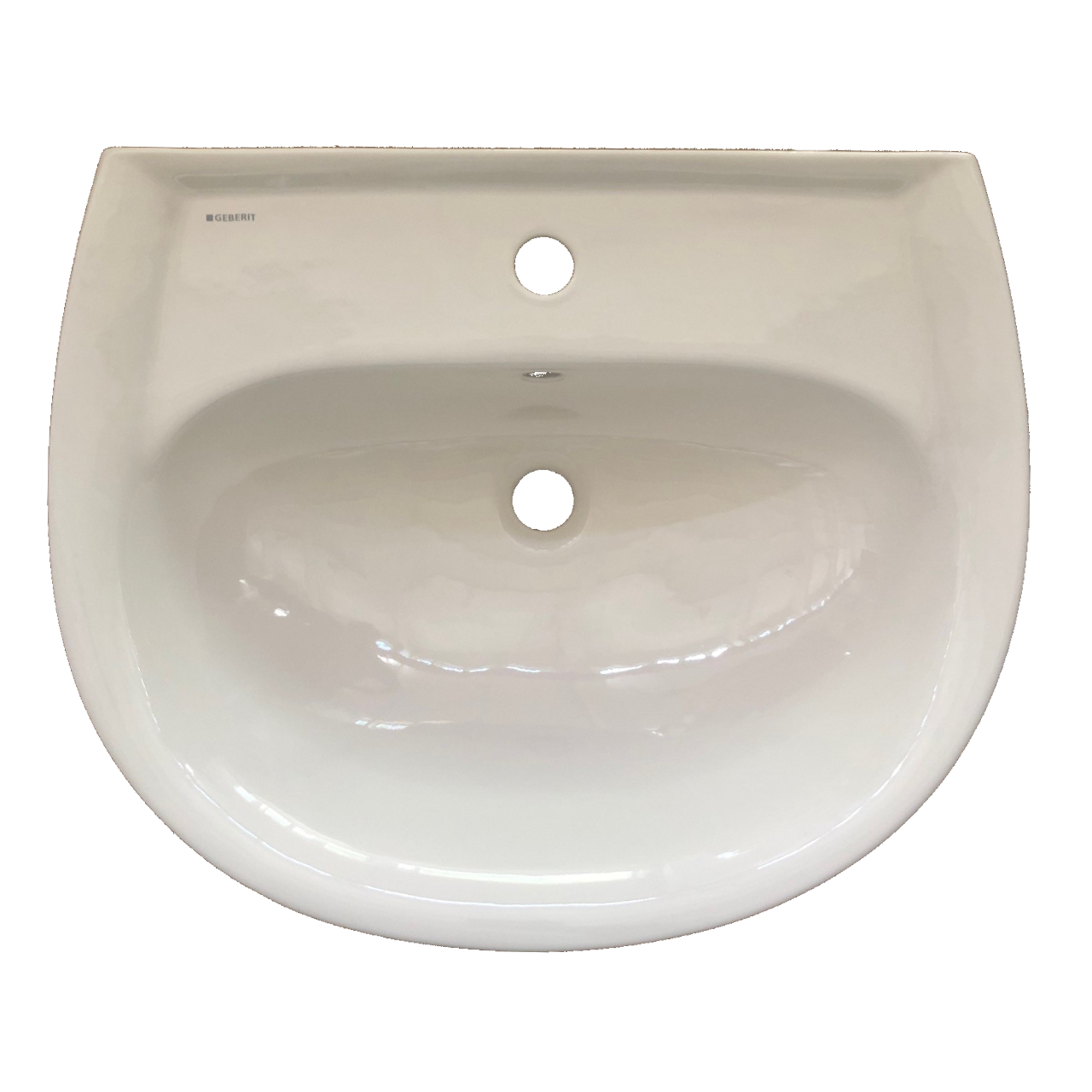 Wandwaschtisch „Renova“, mit Überlauf, Hahnlochposition mittig 60 × 49 cm Wandwaschtisch „Renova“, mit Überlauf, Hahnlochposition mittig 60 × 49 cm