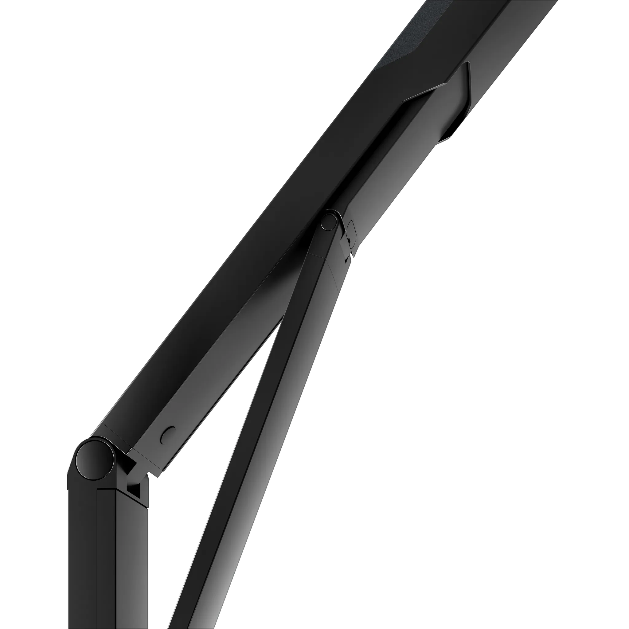 KEUCO AXESS Stützklappgriff WC 850 mm schwarz matt/schwarz