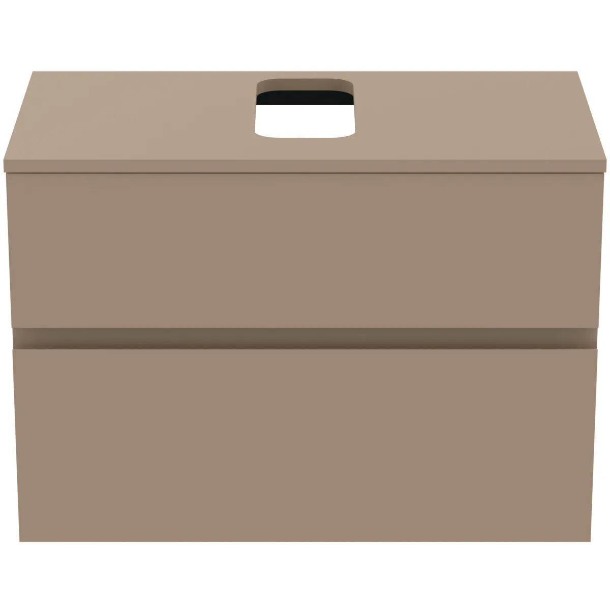 Ideal Standard Waschtischunterschrank Finesse, E3477UP, 802x440x558mm, 2 Auszüge, Greige matt Ideal Standard Waschtischunterschrank Finesse, E3477UP, 802x440x558mm, 2 Auszüge, Greige matt