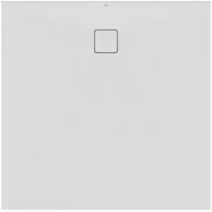 Ideal Standard Quadrat-Brausewanne Ultra Flat Evo, Seidenweiß, 1200x1200x35 mm, bodengleicher Einbau möglich
