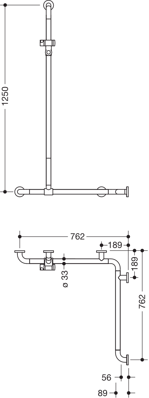 HEWI Haltegriff „Serie 801“