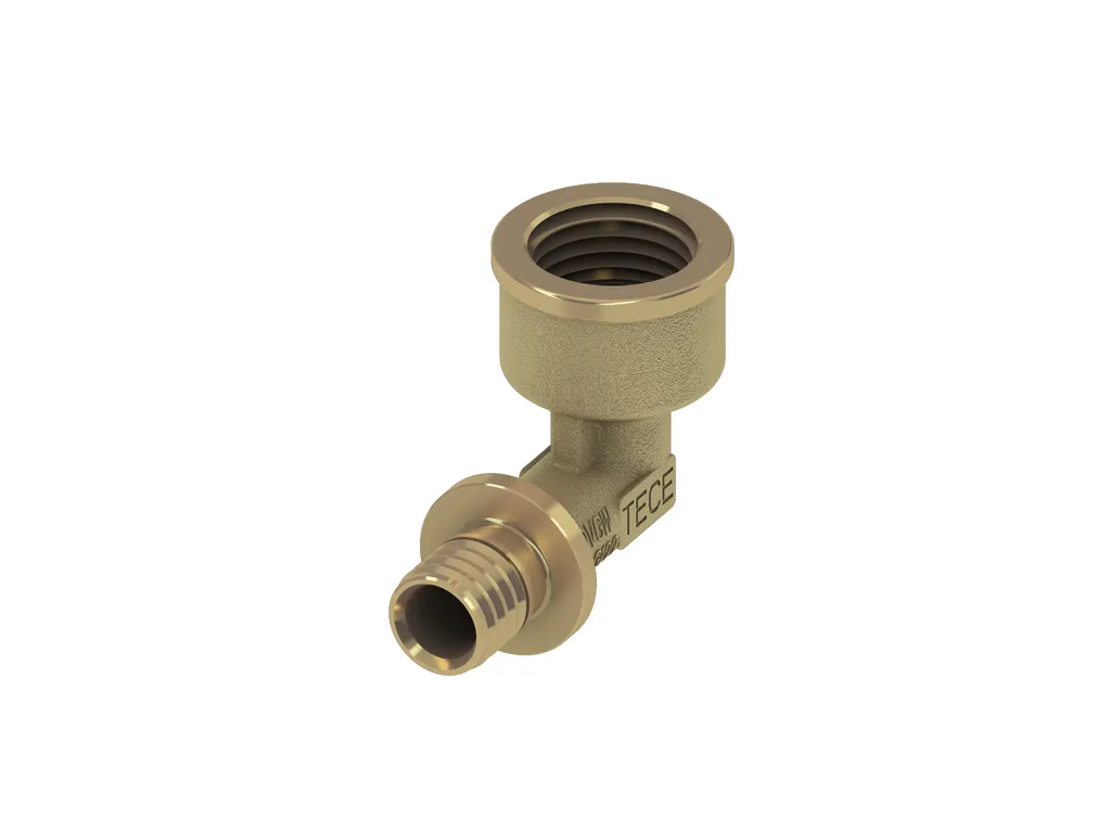 TECEflex Winkelübergangsmuffe Dimension 25 × Rp 3/4", Siliziumbronze TECEflex Winkelübergangsmuffe Dimension 25 × Rp 3/4", Siliziumbronze