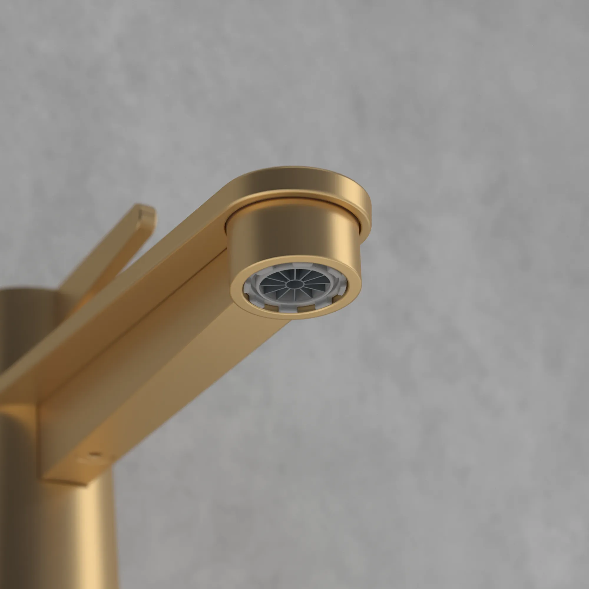 Villeroy & Boch Conum Einhebel-Waschtischarmatur, Brushed Gold, 49x165x169 mm, Keramikkartusche, Laminarstrahl, SmartPressure