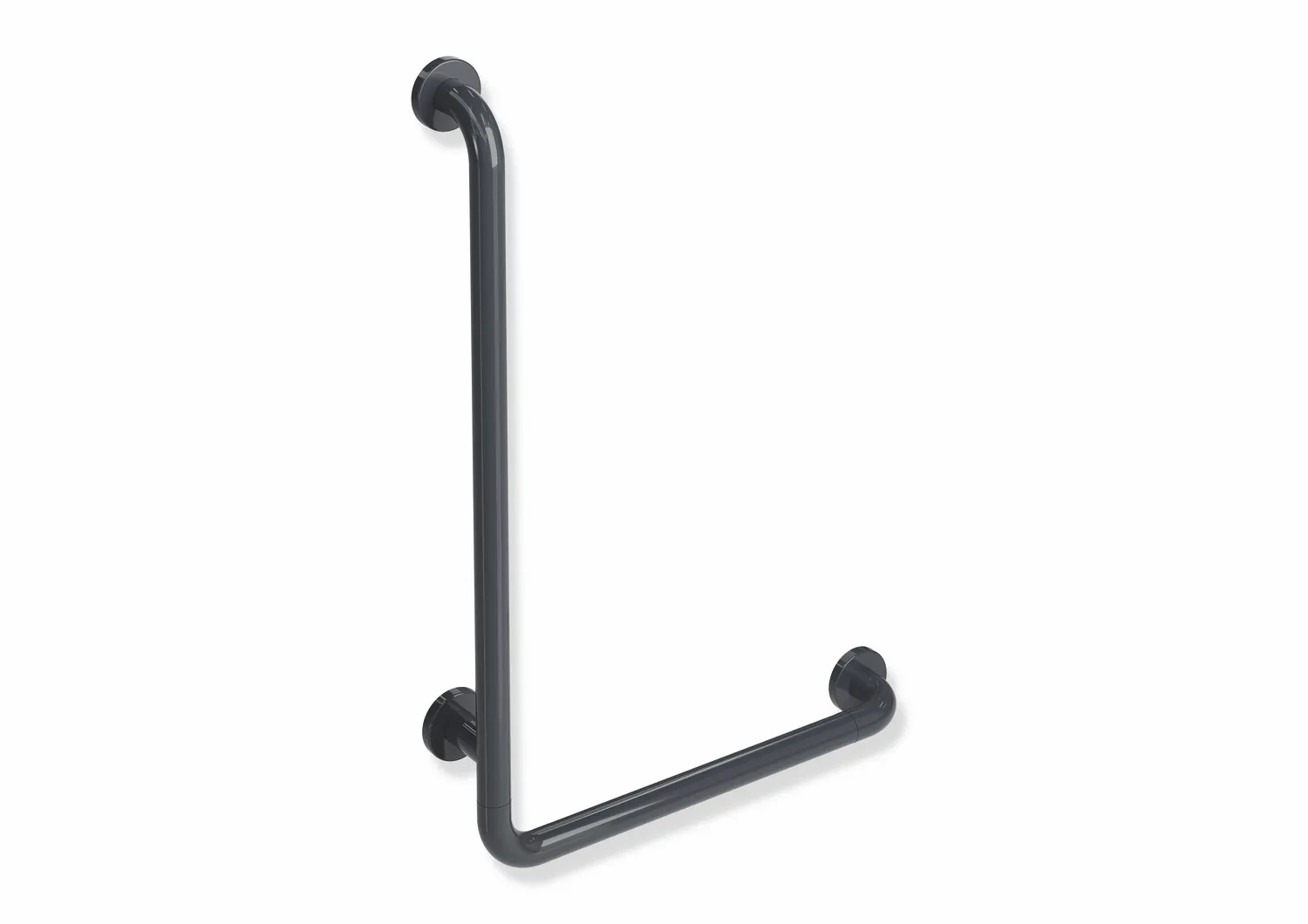 HEWI Winkelgriff der Serie 801, anthrazitgrau