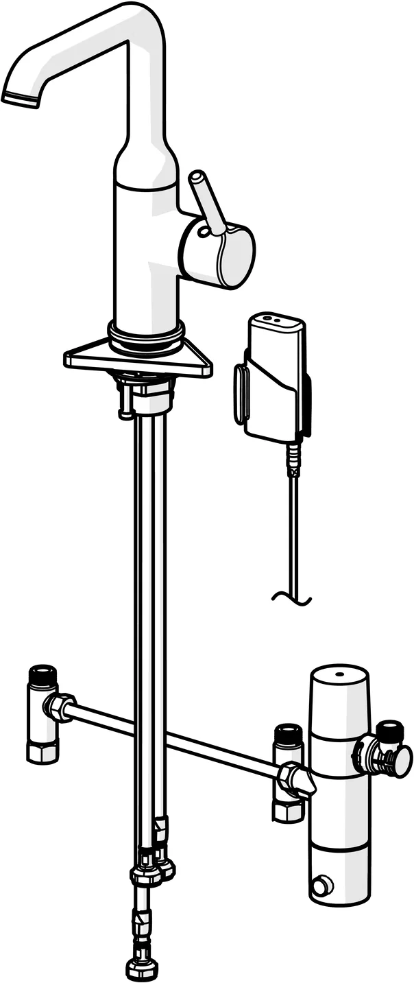 EHM WT-Batt. HansaVANTIS Style 5460 3V, Bluetooth Ausld. 147 mm chr