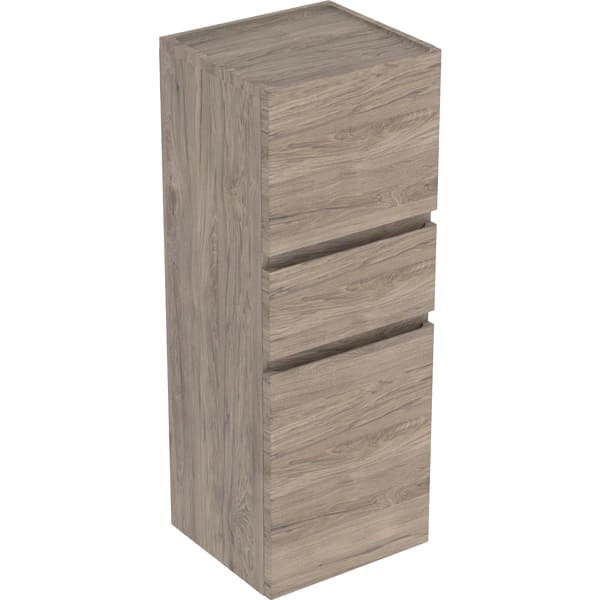 Geberit Hochschrank „Renova Plan“ Nussbaum hickory / Melamin Holzstruktur