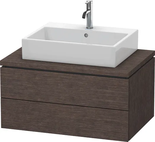Duravit Waschtischunterschrank wandhängend „L-Cube“ 82 × 40 × 54,7 cm Eiche Dunkel gebürstet Duravit Waschtischunterschrank wandhängend „L-Cube“ 82 × 40 × 54,7 cm Eiche Dunkel gebürstet