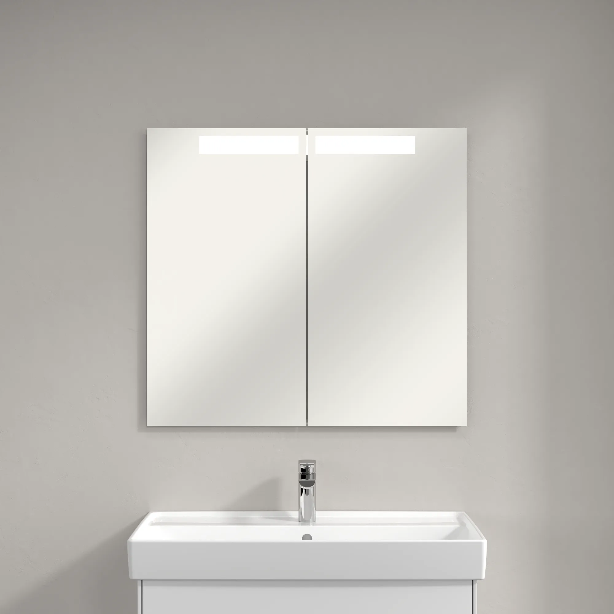 Villeroy & Boch Unterputz-Spiegelschrank „My View-In“ 80,1 × 74,7 × 10,7 × 10,7 cm