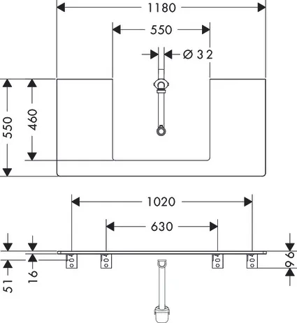 Xelu Q Konsole 1180/550 mit Ausschnitt mittig für Aufsatzwaschtisch geschliffen 600/480 Weiß Hochglanz Xelu Q Konsole 1180/550 mit Ausschnitt mittig für Aufsatzwaschtisch geschliffen 600/480 Weiß Hochglanz