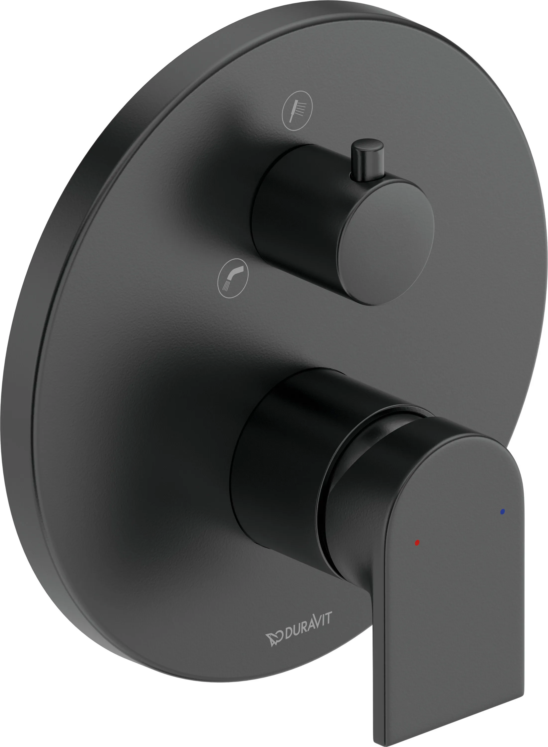 Duravit Einhand-Unterputz-Armatur „Tulum by Starck“ in Schwarz (matt)