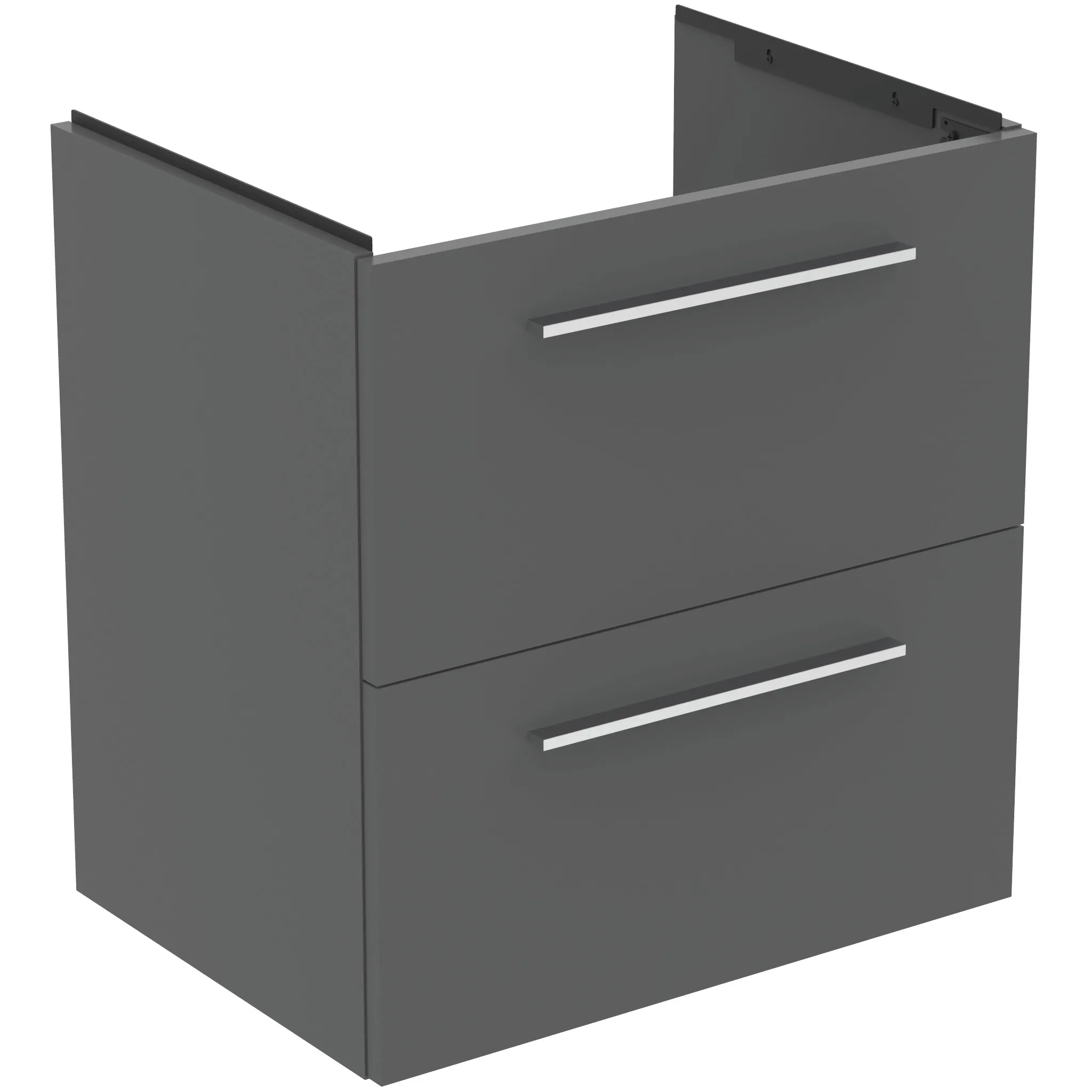 Ideal Standard i.life A Möbelwaschtischunterschrank Quarzgrau matt 600x440x630mm 2 Auszüge Softclose